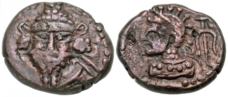 Elymaian Kingdom. Orodes IV. Ca. A.D. 150-200. AE drachm (14.9 mm, 3.10 g, 11 h)...