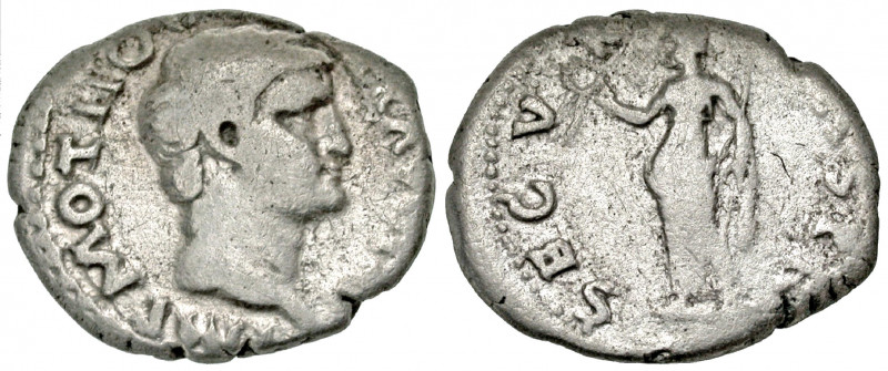 Otho. A.D. 69. AR denarius (18.5 mm, 2.95 g, 6 h). Rome mint. IMP M OTHO CAESAR ...