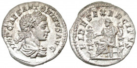 Elagabalus. A.D. 218-222. AR denarius (19.2 mm, 2.83 g, 6 h). Rome mint, struck A.D. 219. IMP CAES ANTONINVS AVG, laureate and draped bust of Elagabal...