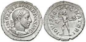 Severus Alexander. A.D. 222-235. AR denarius (20.6 mm, 3.18 g, 6 h). Rome mint, struck A.D. 232. IMP ALEXANDER PIVS AVG, laureate, draped and cuirasse...