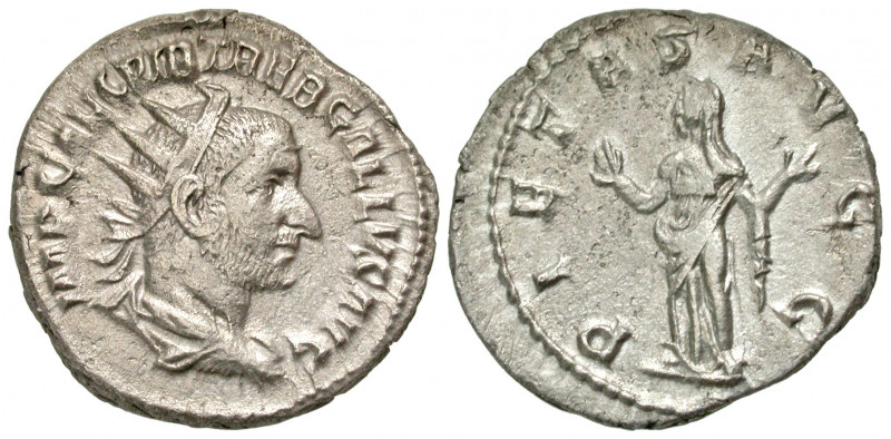 Trebonianus Gallus. A.D. 251-253. AR antoninianus (21.2 mm, 3.56 g, 7 h). Rome m...