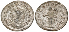 Gallienus. A.D. 253-268. BI antoninianus (22.1 mm, 3.05 g, 7 h). Rome mint, struck A.D. 253-254. IMP C P LIC GALLIENVS AVG, radiate, draped and cuiras...