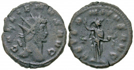 Gallienus. A.D. 253-268. AE antoninianus (21.8 mm, 4.15 g, 5 h). Rome mint, struck A.D. 261-262. GALLIENVS AVG, radiate head of Gallienus right / AETE...