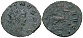 Gallienus. A.D. 253-268. AE antoninianus (20.3 mm, 3.10 g, 7 h). Rome mint, struck A.D. 267-268. GALLIENVS AVG, radiate head of Gallienus right / SOLI...