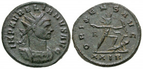 Aurelian. A.D. 270-275. AE antoninianus (21.9 mm, 3.89 g, 11 h). Rome mint, struck A.D. 275. IMP AVRELIANVS AVG, radiate and cuirassed bust of Aurelia...