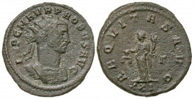 Probus. A.D. 276-282. AE antoninianus (23.0 mm, 4.43 g, 6 h). Rome mint, struck A.D. 276. IMP C M AVR PROBVS AVG, radiate and cuirassed bust of Probus...