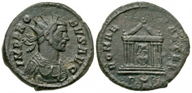 Probus. A.D. 276-282. AE antoninianus (22.8 mm, 4.07 g, 1 h). Rome mint, struck A.D. 278. IMP PROBVS AVG, radiate and mantled bust of Probus right / R...
