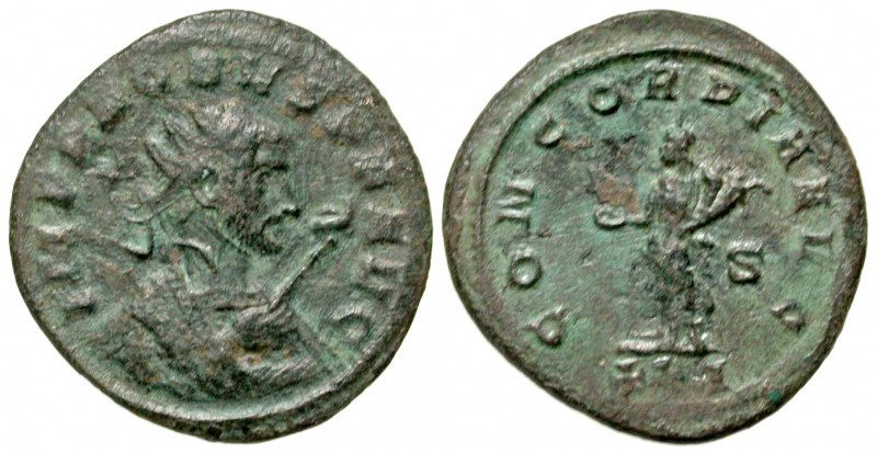 Probus. A.D. 276-282. AR antoninianus (22.3 mm, 2.75 g, 7 h). Siscia mint, struc...