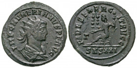 Numerian. A.D. 283-284. AE antoninianus (22.6 mm, 4.07 g, 5 h). Sisica mint, struck A.D. 283-284. IMP C NVMERIANVS P F AVG, radiate, draped and cuiras...