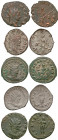 [Roman Imperial]. Lot of 6 AE Antoninianii. Lot of 6 AE Antoninianii. Gallienus (3), Carinus (1), Claudius II Gothicus (1), Valerian II (1). VG-aVF. ...