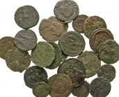 [Roman Imperial]. Lot of 23 Late Roman AE. Lot of 23 Late Roman AE. Julian II (2), Jovian (1), Valentinian I (5), Valens (4), Gratian (3), Theodosius ...