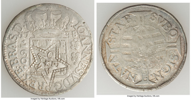 Ceara Counterstamped 160 Reis 1748-R VF, Rio de Janeiro mint, cf. KM156.2 (for h...