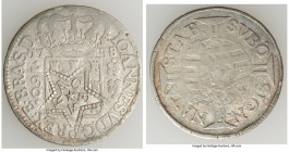 Ceara Counterstamped 160 Reis 1748-R VF, Rio de Janeiro mint, cf. KM156.2 (for host), cf. LMB-154A (same). 25mm. 3.98gm. Counterstamped "CEARA" within...