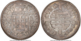 Pedro II 640 Reis 1696-(B) VF25 NGC, Bahia mint, KM84, LMB-126, Bentes-74.03. Moderately circulated and exhibiting honestly worn devices, an appreciab...