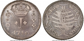 Jose I 600 Reis 1756-B VF35 NGC, Bahia mint, KM179, LMB-225, Bentes-198.03. A mid-grade selection from the popular "J" series with even worn devices a...