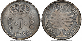 Jose I 600 Reis 1758-R VF Details (Cleaned) NGC, Rio de Janeiro mint, KM187, LMB-276, Bentes-199.05. A metallic offering blanketed in wisps throughout...
