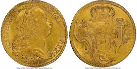 Jose I gold 6400 Reis 1770-R UNC Details (Cleaned) NGC, Rio de Janeiro mint, KM172.2, LMB-438. A firmly Mint State representative displaying sharp gli...