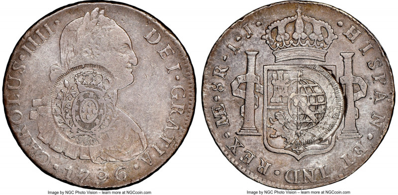 Minas Gerais. João Prince Regent Counterstamped 960 Reis ND (1808) VF25 NGC, KM2...