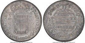 João Prince Regent 640 Reis 1806-B XF40 NGC, Bahia mint, KM237, LMB-389, Bentes-338.01. Wholly attractive with choice yet moderately worn devices, dec...