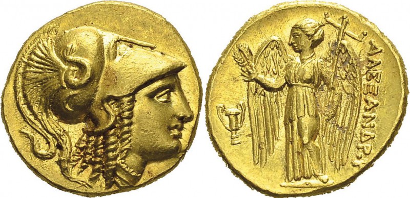 Grèce - Royaume de Macédoine 
 Alexandre III (336-323)
 Statère d’or - Amphipo...