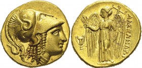 Grèce - Royaume de Macédoine 
 Alexandre III (336-323)
 Statère d’or - Amphipolis (330-320)
 Exemplaire d’une qualité remarquable.
 FDC - NGC MS (...