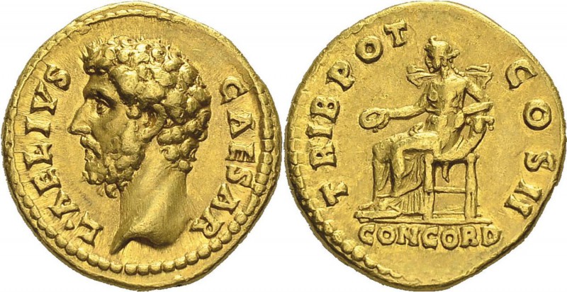 Aelius (136-138)
 Aureus - Rome (137)
 D’un style et d’une qualité remarquable...