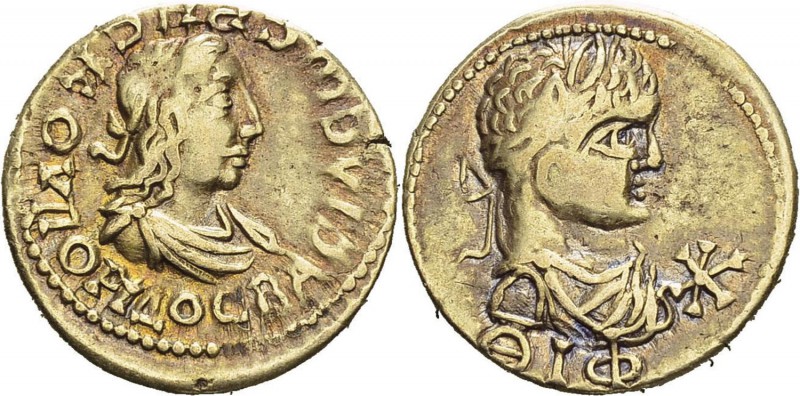 Rhescuporis II et Alexandre Sévère (211-227) 
 Royaume du Bosphore
 Statère en...