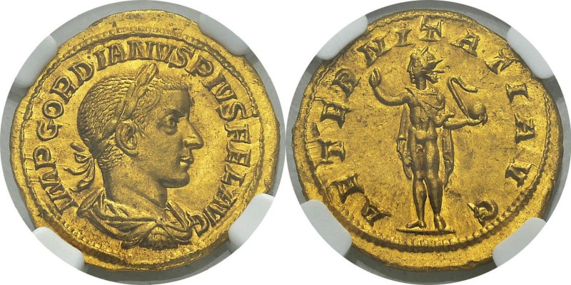 Gordien III (238-244) 
 Aureus - Rome (241-243)
 Magnifique exemplaire de très...