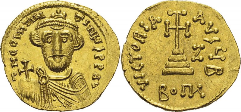 Constans II (641-668)
 Solidus au poids de 23 siliques - Constantinople (648-64...