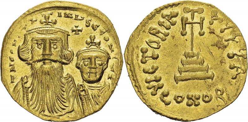Constans II (641-668)
 Solidus - Constantinople (654-659) 
 Quelques petites r...