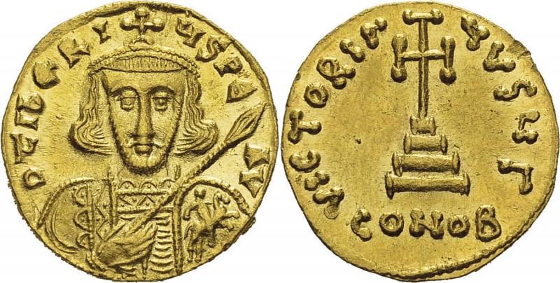 Tibère III (698-705)
 Solidus - Constantinople (698-705) 
 Rare et de qualité ...