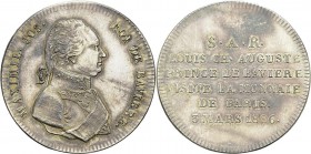Allemagne - Bavière 
 Maximilien Ier Joseph (1806-1825)
 Epreuve en argent tranche lisse du 2 francs (module) - 1806
 Rarissime avec la tranche lis...