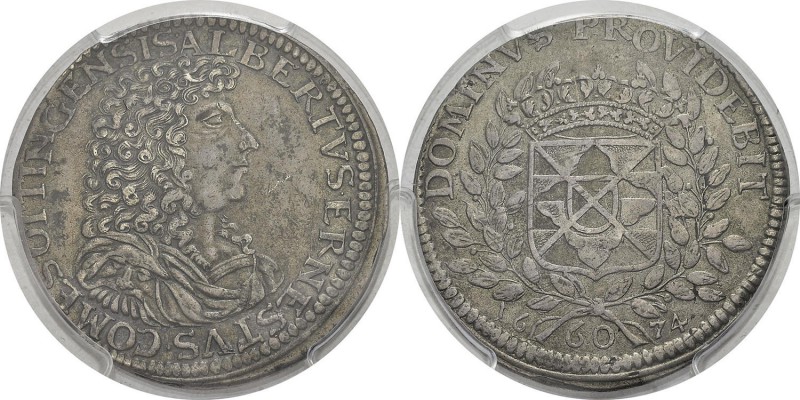 Allemagne - Ottingen
 Albert-Ernest Ier (1660-1674) 
 60 kreuzer - 1674
 TTB ...