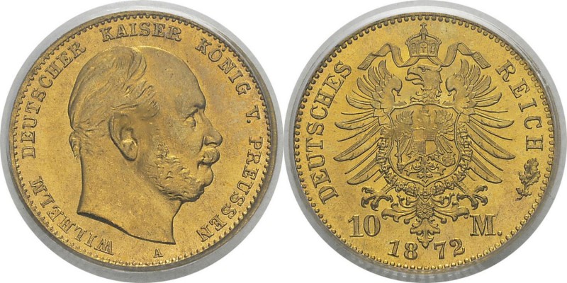 Allemagne - Empire (1871-1918) 
 Prusse - Guillaume Ier (1861-1888) 
 10 marks...