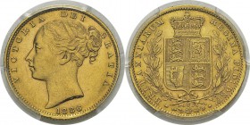 Australie 
 Victoria (1837-1901)
 1 souverain or - 1886 S Sydney. 
 Superbe à FDC - PCGS MS 62
 300 / 400