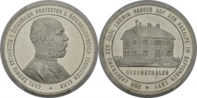 Autriche
 François Joseph (1848-1916)
 Epreuve sur flan bruni du 1 thaler - 1877 
 Inauguration du refuge Carl-Ludwig-Hauses.
 Rarissime sur flan ...