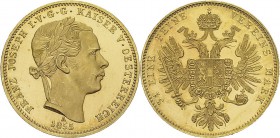 Autriche
 François Joseph (1848-1916)
 Epreuve en or sur flan bruni du 10 florins - 1855 A Vienne.
 D’une insigne rareté - 2 ou 3 exemplaires connu...