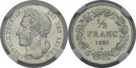 Belgique
 Léopold Ier (1831-1865) 
 1/2 franc - 1835
 Exemplaire de la collection de Monsieur le Chanoine Léon MATAGNE acheté le 29 janvier 1939.
...