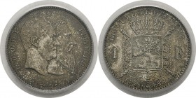 Belgique
 Léopold II (1865-1909)
 1 franc - 1880 
 D’une rare qualité.
 Pratiquement FDC - PCGS MS 64
 80 / 120