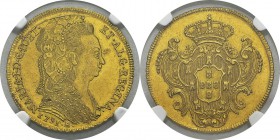 Brésil
 Marie Ière (1786-1799) 
 6400 reis or - 1791 R Rio.
 Superbe à FDC - NGC MS 61
 800 / 900