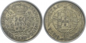 Brésil
 Jean VI (1816-1822)
 960 reis - 1820 R Rio. Magnifique exemplaire. Pratiquement FDC - NGC MS 63
 200 / 300