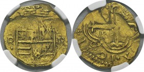 Colombie
 Philippe IV (1621-1665)
 2 escudos or - 1651 NR R Santa Fe de Nuevo Reino. 
 Très rare.
 Exemplaire de la collection Caballero de las Yn...