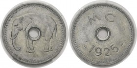 Congo (Moyen Congo) 
 Monnaie à l’éléphant - 1925 Poissy. 
 Qualité exceptionnelle.
 FDC - PCGS MS 65
 600 / 800