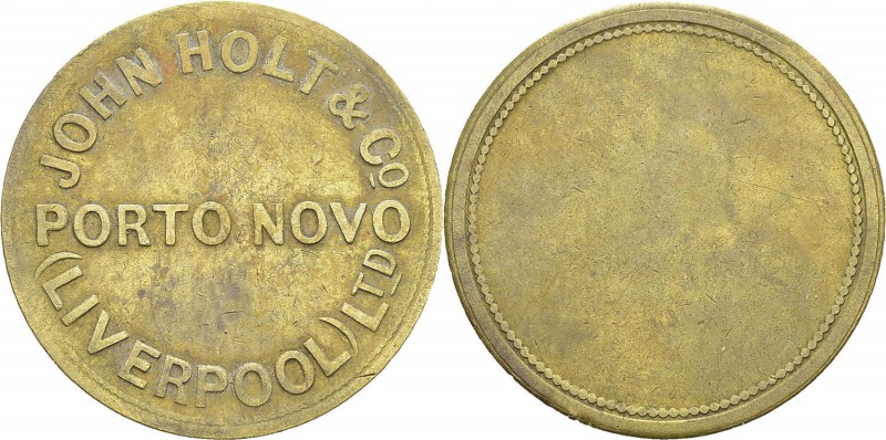 Dahomey - Porto Novo
 Monnaie de nécessité en laiton John Holt & Co - Non daté....
