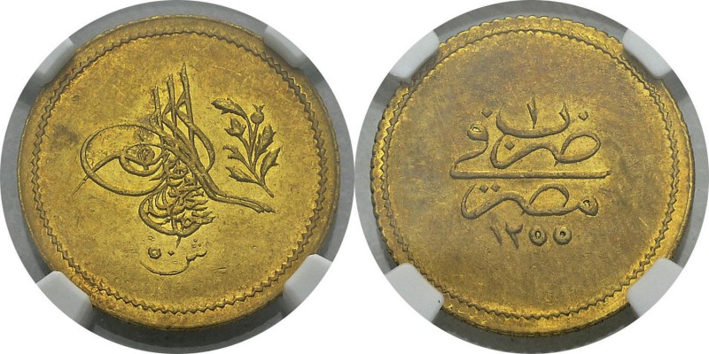 Egypte
 Abdul Mejid (1255-1277 AH / 1839-1861)
 50 qirsh or - 1255 AH / An 1 (...