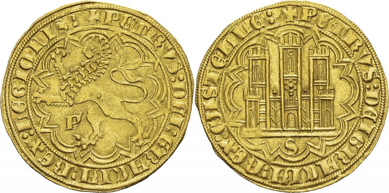 Espagne - Castille et Léon 
 Pierre Ier (1350-1369)
 1 dobla or - Non daté S S...