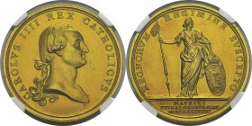 Espagne
 Charles IV (1788-1808)
 Médaille en or - 1789 - Pedro Gonzalez de Sepulveda.
 Acclamation de la ville de Madrid le 14 février 1789 (16ème ...