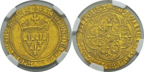 France
 Charles VI (1380-1422)
 Ecu d’or à la couronne - 4ème émission (29 juillet 1394) - Point 5ème Toulouse.
 Magnifique exemplaire.
 Superbe à...