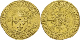 France
 François Ier (1515-1547)
 Ecu d’or au soleil de Bretagne - 2ème type - N Nantes. 
 Rare dans cette qualité.
 Superbe à FDC - NGC MS 62
 3...