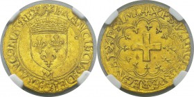 France
 François Ier (1515-1547)
 Ecu d’or à la croisette - 1er type - (19 mars 1541) M et point 5ème Toulouse.
 D’une qualité remarquable. Superbe...